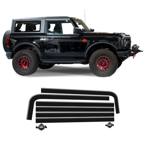 IAG BOSS Style Vinyl Stripe Kit 2 Door