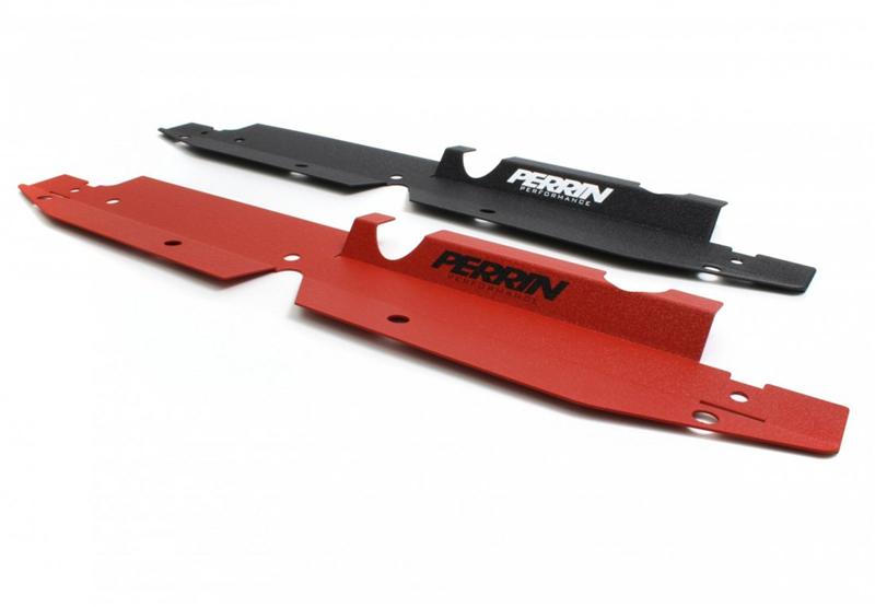 PERRIN 15-21 Subaru WRX/STI Radiator Shroud (With/Without OEM Intake Scoop) - Red