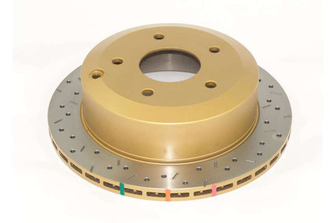 DBA 05 Pontiac GTO Rear Slotted & Drilled 4000 Series Rotor