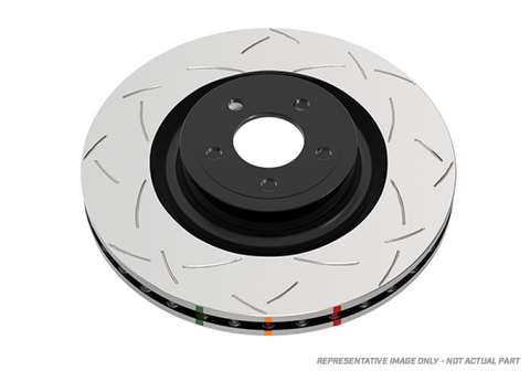 DBA 01-05 BMW 325i RWD Rear 4000 Series Slotted Rotor