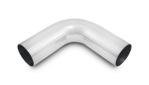 Vibrant 2.5in O.D. Universal Aluminum Tubing (90 degree bend) - Polished
