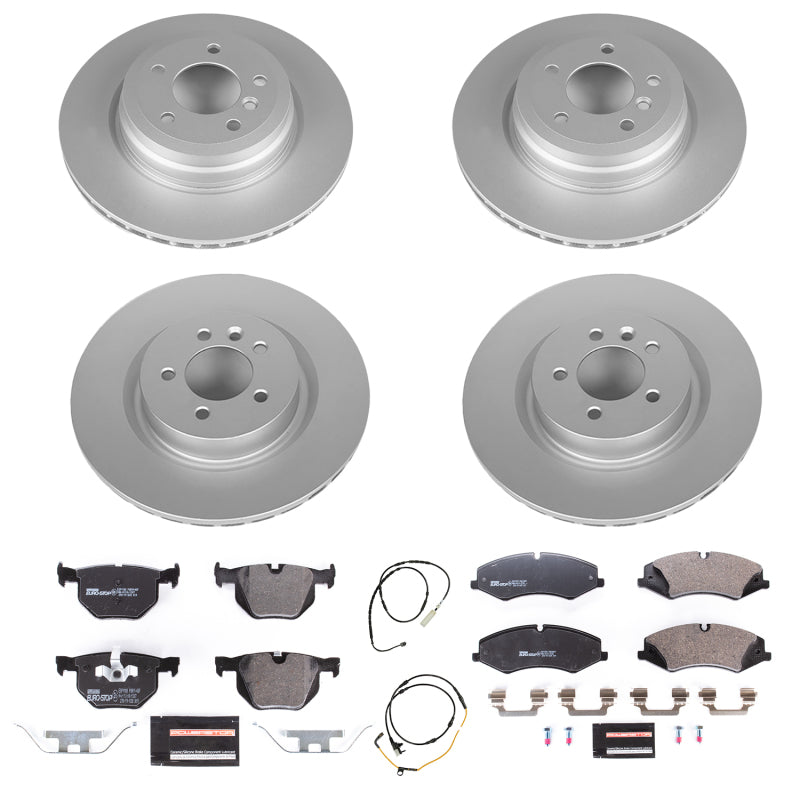 Power Stop 13-15 BMW X1 Rear Euro-Stop Brake Kit