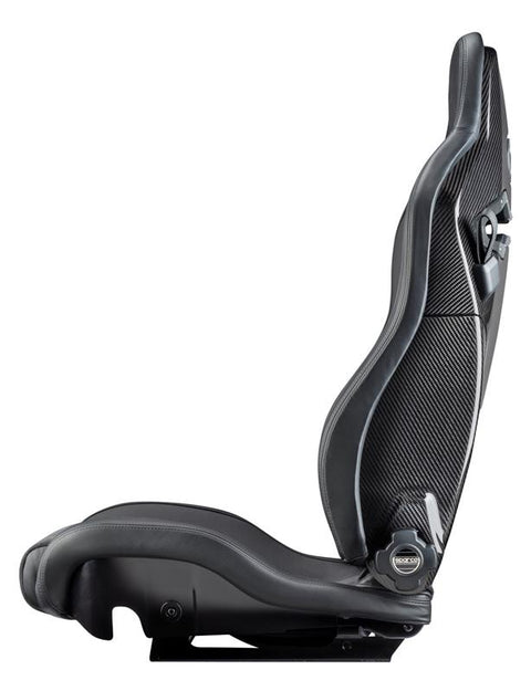 Sparco Seat SPX Leather/Alcantara Black - Left