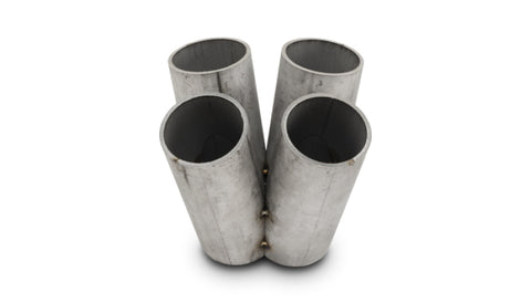 Vibrant 4 into 1 SS Turbo Manifold Merge Collector for T4 Divided Flange (48mm Pipe OD 4.5in tall)