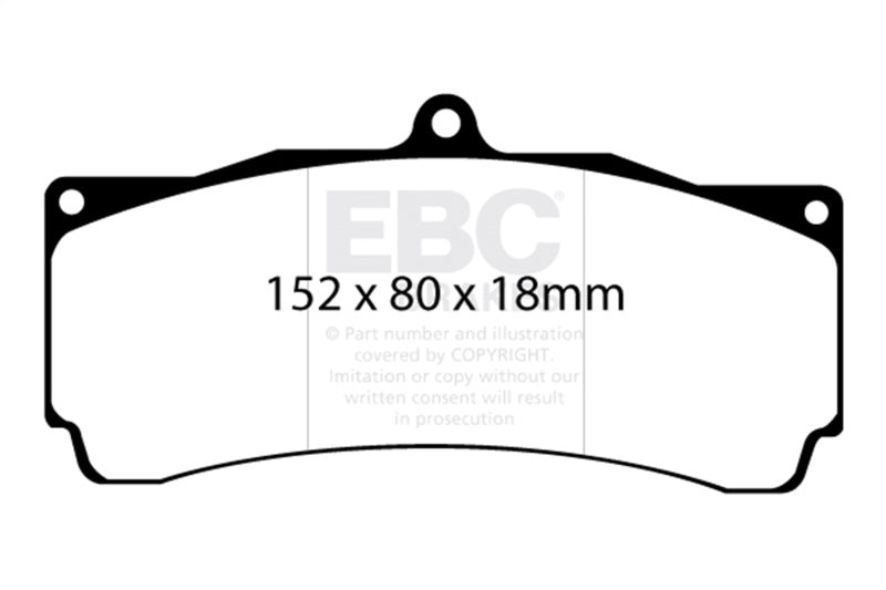 EBC Racing AP Racing CP5060-2 Caliper RP-1 Race Brake Pads