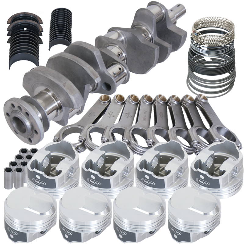 Eagle Chevy 454 4.000in Crank 6.135in H-Beam 43cc Dome 4.250in Pistons Rotating Assembly