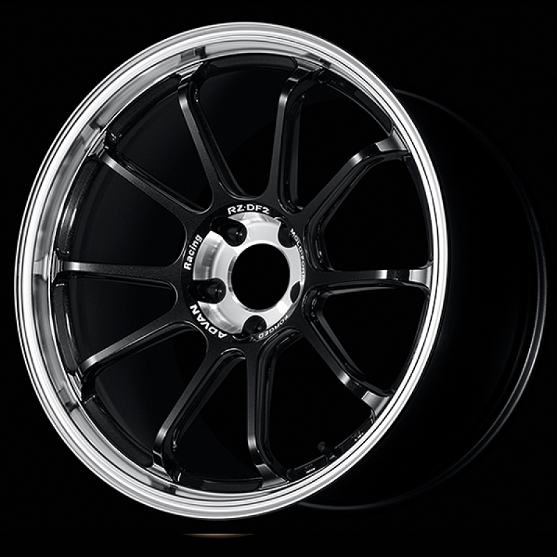 Advan RZ-DF2 20x10.5 / +35 Offset / 5x114.3 / 73mm Bore / Diamond Cut and Racing Titanium Black
