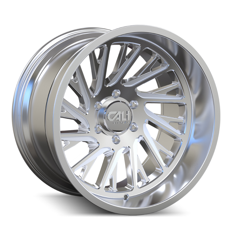 Cali Off-Road 9114 Purge 20x12 / 6x139.7 BP / -51mm Offset / 106mm Hub Polished Wheel