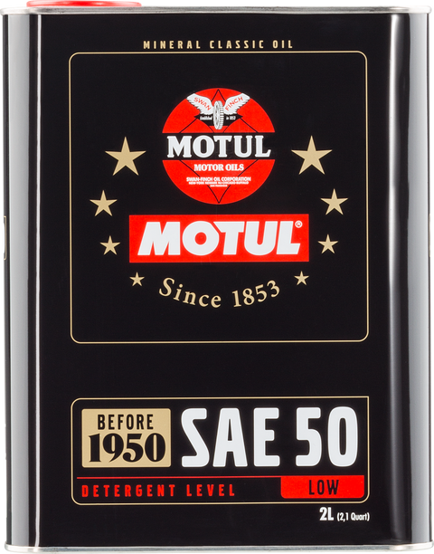 Motul Classic SAE 50 Oil - 2L