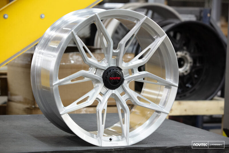 Vossen x Novitec NF11 22x12.5 / 5x114.3 / ET41 - Brushed Gloss Clear Wheel - (Ferrari SP1/2 - Rear)