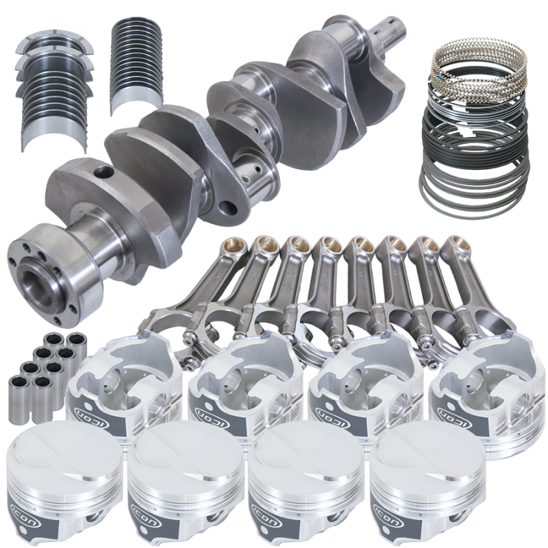 Eagle Chevy 454 1Pc 4.000in Crank 6.135in I-Beam Rods 18cc Dome 4.320in Pistons Rotating Assembly