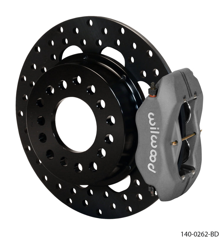 Wilwood Forged Dynalite Rear Drag Kit Drilled Rotor Mopar-Dana 2.36in Offset