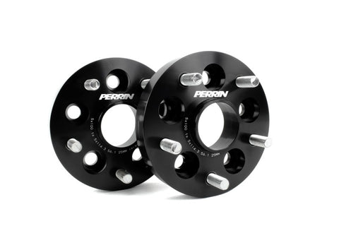 PERRIN Subaru/Toyota/Scion 25mm Wheel Adapter (Bolt-On Type) 5x100 to 5x114.3 w/56mm Hub - Pair