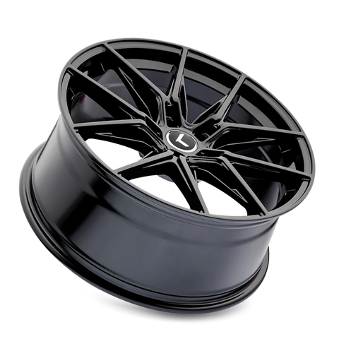 Kraze KR196 Evolve 20x9 / 5x120 BP / 35mm Offset / 72.56mm Hub Gloss Black Wheel