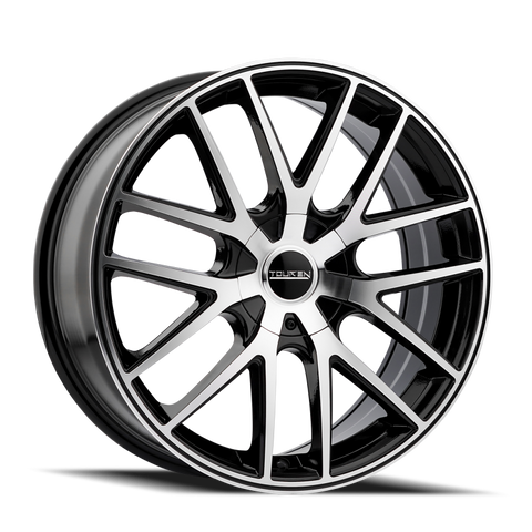 Touren 3260 TR60 18x8 / 5x112/120 BP / 40mm Offset / 74.1mm Hub Gloss Black Machined Wheel