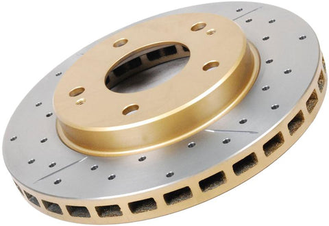 DBA 08-21 Lexus LX570 Front Drilled & Slotted Street Series Rotor