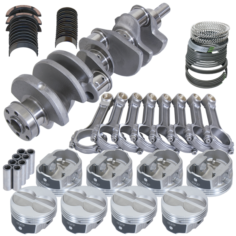 Eagle Ford 351W 4.000in Crank 2.750in Journal 6.200in I-Beam Rods 4.040in Pistons Rotating Assembly