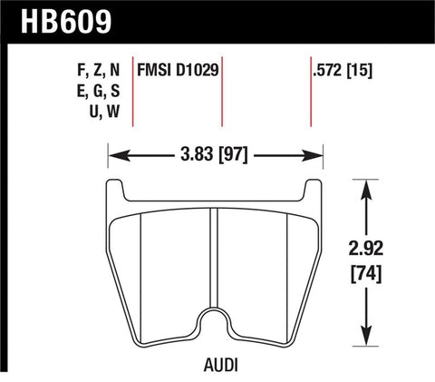 Hawk Performance Ceramic Street Brake Pads