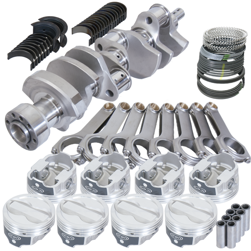 Eagle Chevy LT1 350 1Pc 3.750in Crank 6.000in H-Beam -18cc 4.030in Pistons Rotating Assembly