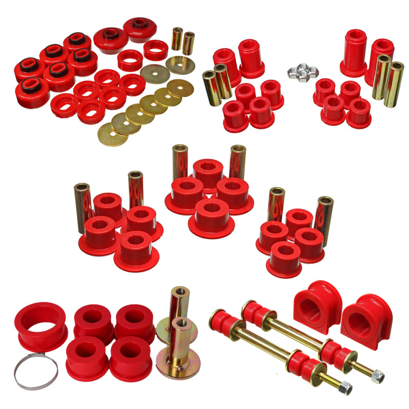 Energy Suspension 07-13 Chevrolet Silverado C1500 Master Set - Red