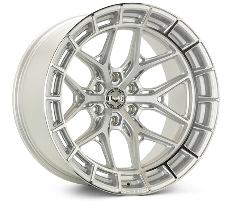 Vossen HFX-1 22x10 / 5x127 / ET18 / 71.5 / Super Deep - Silver Polished Wheel