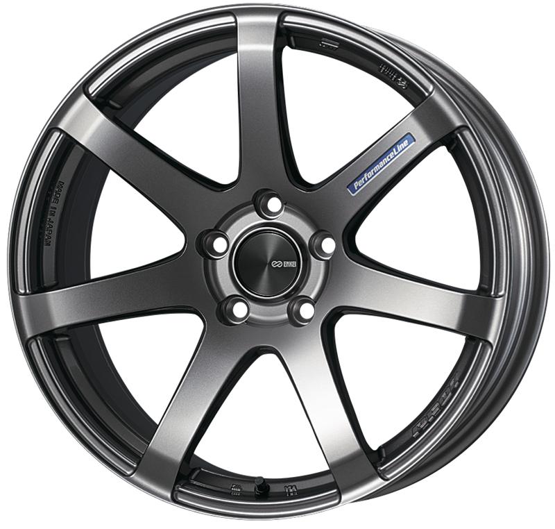 Enkei PF07 18x9 5x100 40mm Offset Dark Silver Wheel *Special Order/No Cancel*