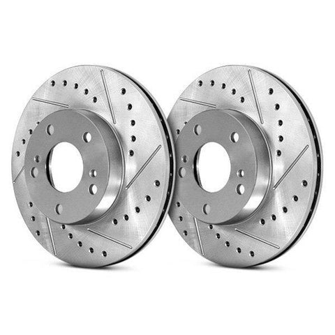 StopTech Select Sport 07-11 GM Silverado 1500 Slotted and Drilled Left Front Rotor