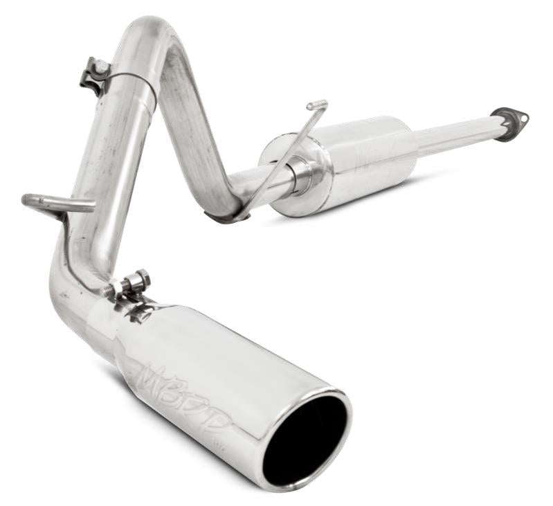 MBRP 05-13 Toyota Tacoma 4.0L EC/CC Cat Back Single Exit Aluminized Exhaust
