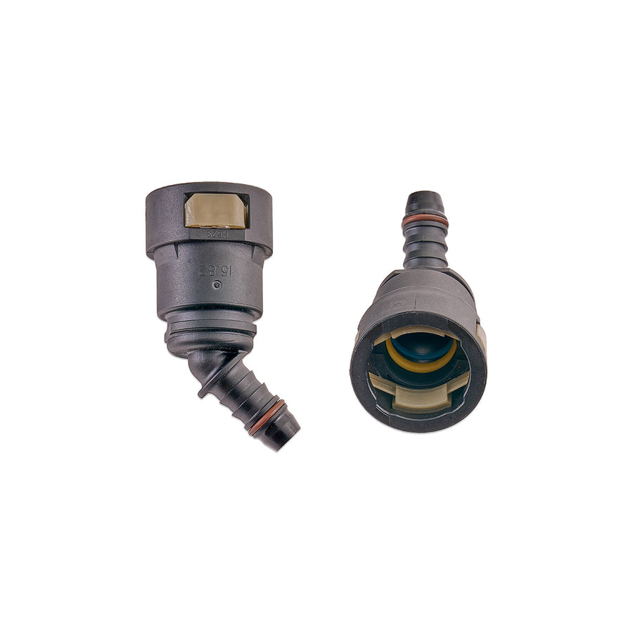 5/8" Female to 3/8" Hose Barb Angled