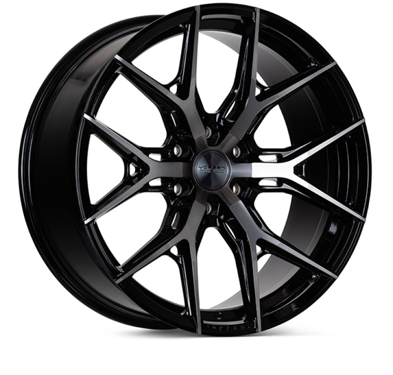 Vossen HF6-4 22x9.5 / 6x139.7 / ET20 / 106.1 / Deep - Tinted Gloss Black Wheel