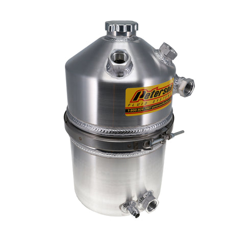 Peterson Fluid Systems Oil Tank 4 Gallon Dual Breather