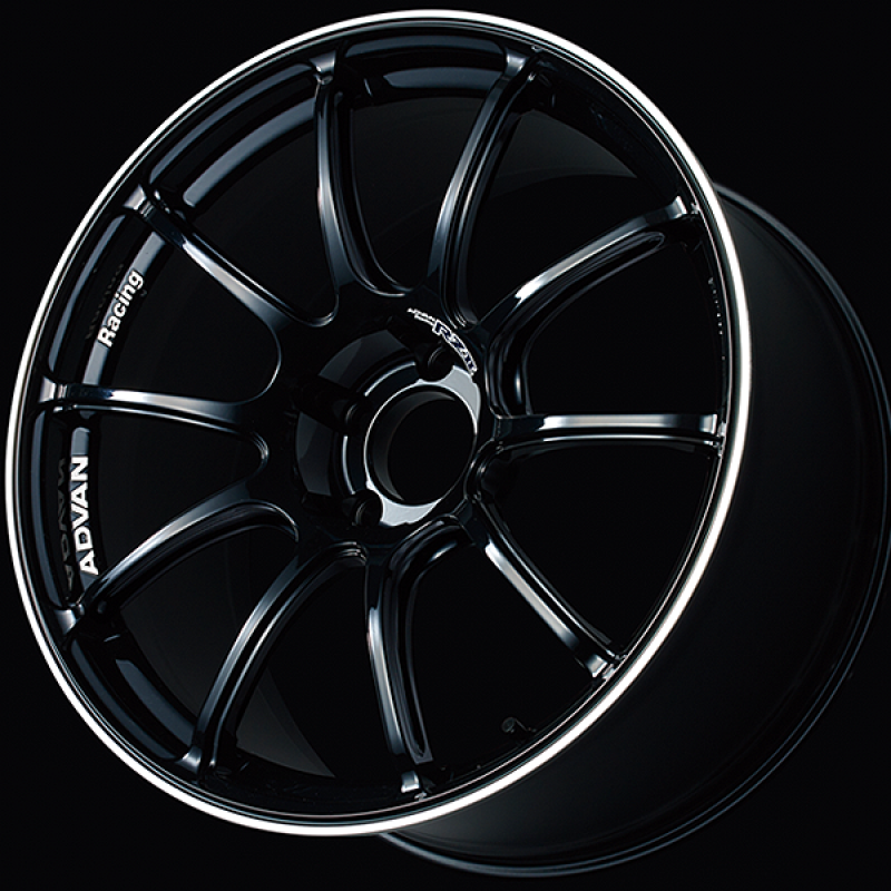 Advan RZII 16x7.0 / +48 Offset / 4x100 / 63mm Bore / Racing Gloss Black and Ring