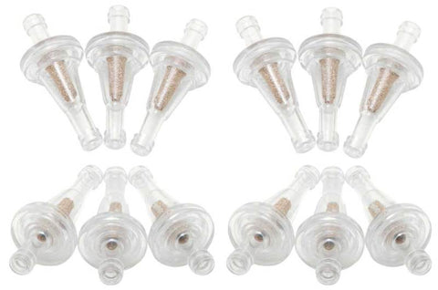 K&N 0.25in Flange 2.15in Length 1in OD Sintered Porous Bronze Fuel Filter (Set of 12)