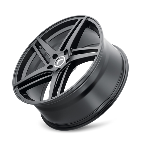 Kraze KR195 Milano 20x8.5 / 5x120 BP / 38mm Offset / 74.1mm Hub Satin Black Wheel