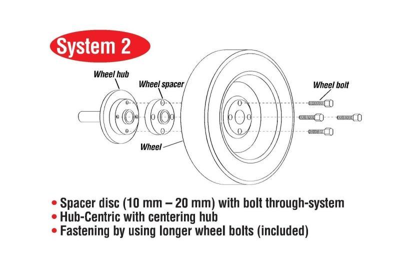 Eibach Pro-Spacer System 15mm Spacers (2) / 4x100 Bolt Pattern / 54.1 CB 99-05 Mazda Miata