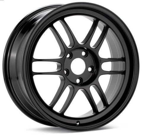 Enkei RPF1 15x7 4x100 35mm Offset 73mm Bore Black Wheel