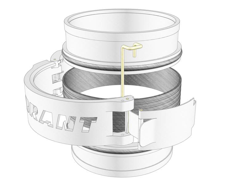 Vibrant Stainless Steel Weld Fitting w/ O-Rings for 4in OD Tubing