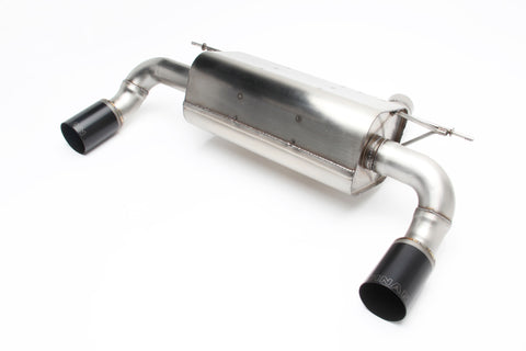 Dinan 14-16 BMW M235i (F22) w/o M-Performance Valence Free Flow Axleback Exhaust System - Black Tips