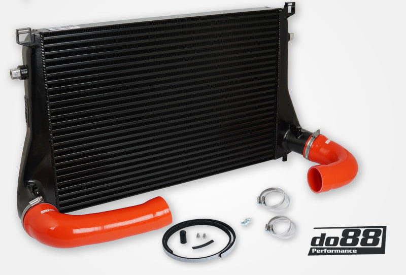 do88 Audi/Seat/Skoda/Volkswagen 1.8T/2.0T (MQB) Intercooler w/Red Hoses
