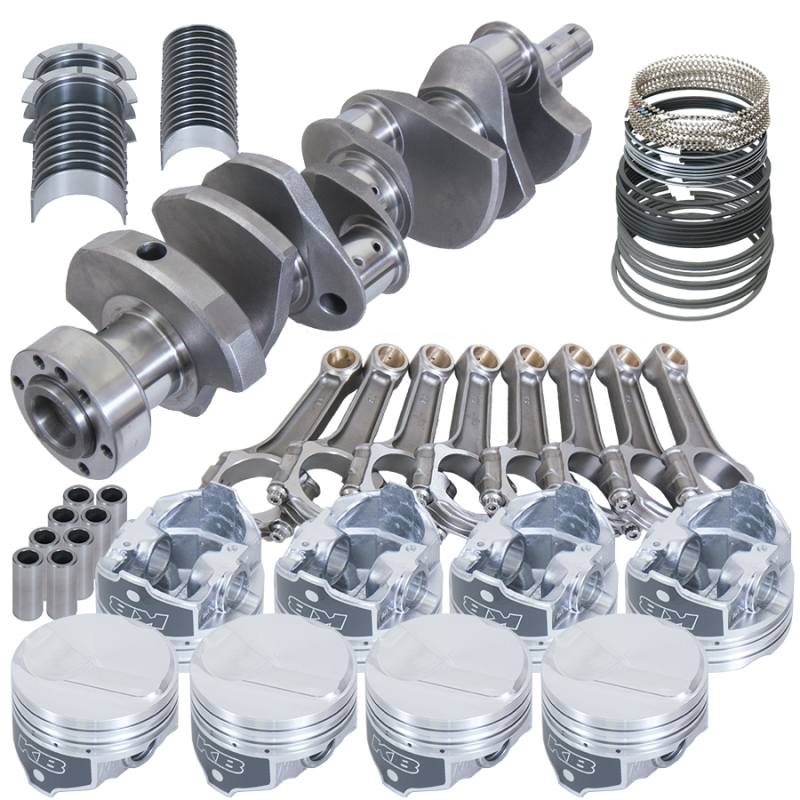 Eagle Chevy 454 1Pc 4.000in Crank 6.135in I-Beam Rods 25.5cc Dome 4.280in Pistons Rotating Assembly