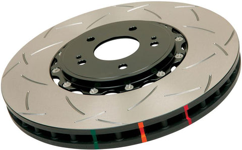 DBA 97-04 Corvette C5/C6 Front Slotted 5000 Series 2 Piece Rotor Assembled w/ Black Hat
