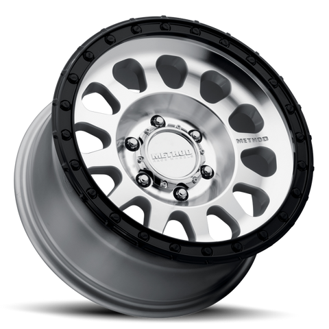 Method MR315 18x9 +18mm Offset 8x6.5 130.81mm CB Machined Wheel - Gloss Black Lip