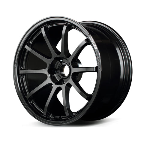 Gram Lights 57NR 18x9.5 +45 5x114.3 Glass Black Wheel