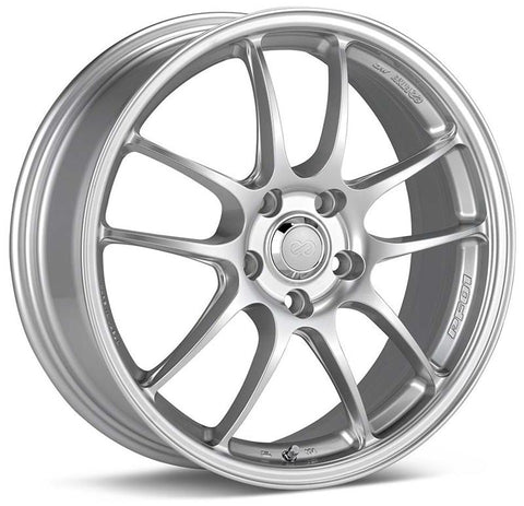 Enkei PF01 17x7.5 5x114.3 38mm offset Silver Wheel