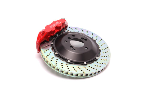 Dinan 12-20 BMW 3/4-Series (F30/F31/F32/F34/F36) Standard/Red Caliper/Drilled Brake Set - Rear