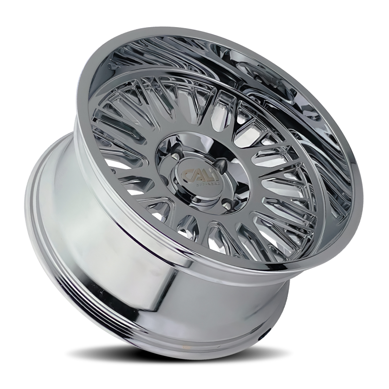 Cali Off-Road 9116 Vertex 22x12 / 8x170 BP / -44mm Offset / 125.2mm Hub Chrome Wheel
