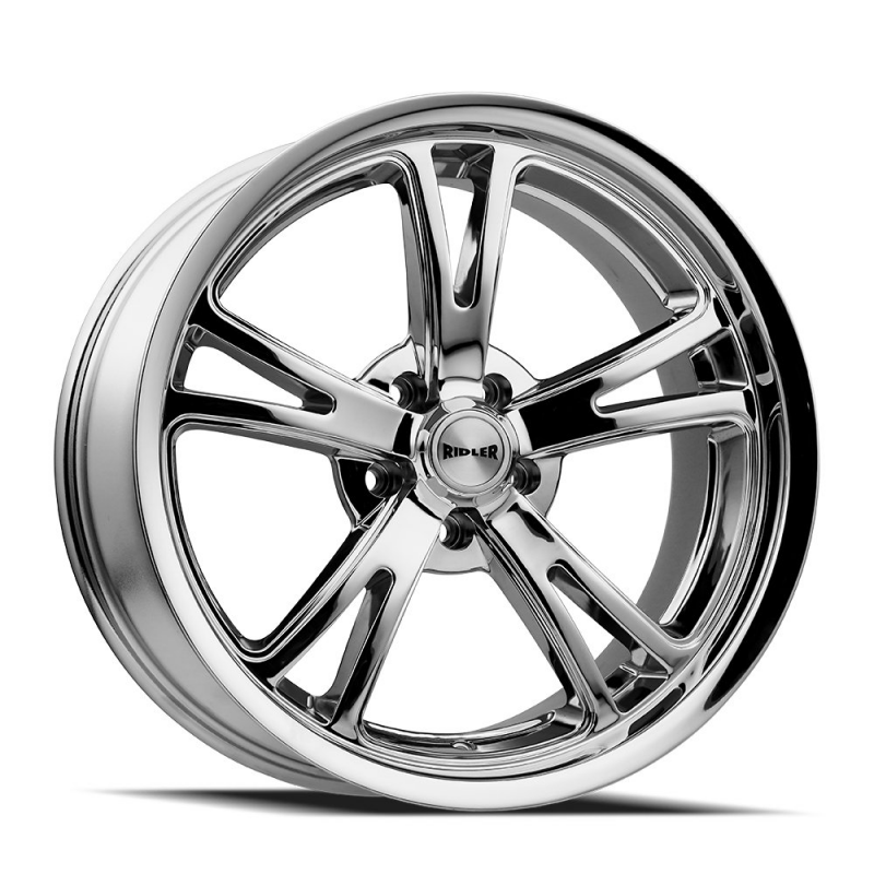 Ridler 606 20x10 / 5x120.65 BP / 0mm Offset / 83.82mm Hub Chrome Wheel