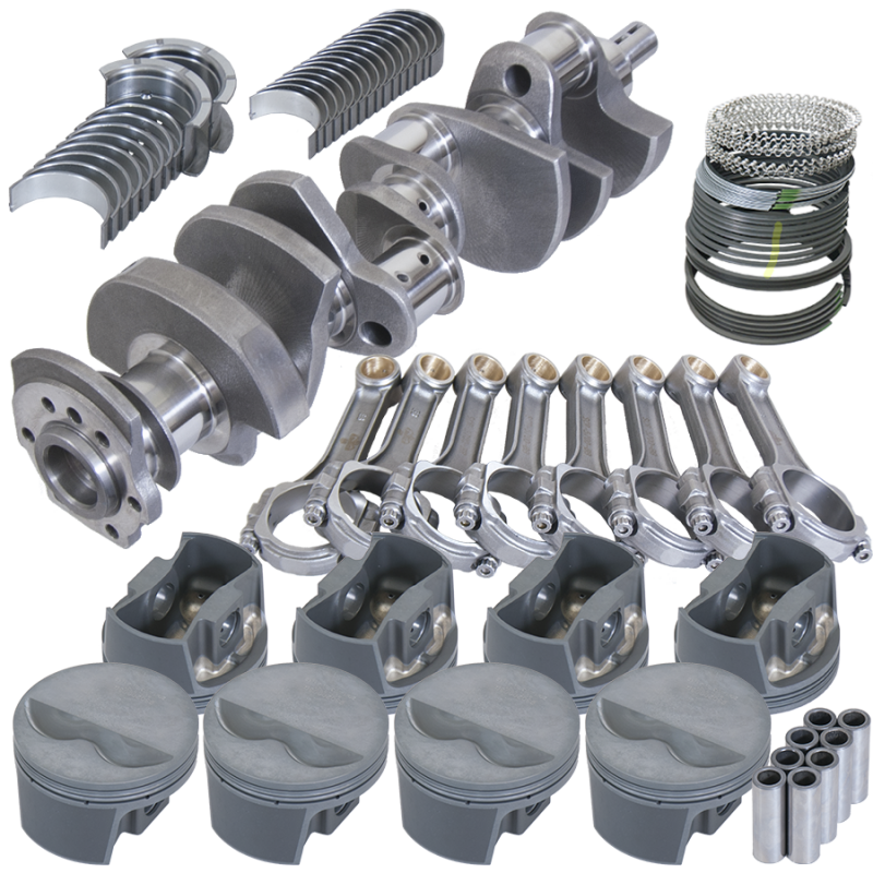 Eagle Chevy 350 IMCA 3.480in Crank 5.700in I-Beam Rods -5cc 4.060in Pistons Rotating Assembly