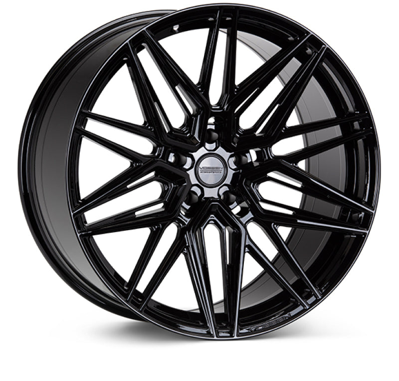 Vossen HF-7 20x10.5 / 5x120 / ET38 / 72.56 / Deep - Gloss Black Wheel