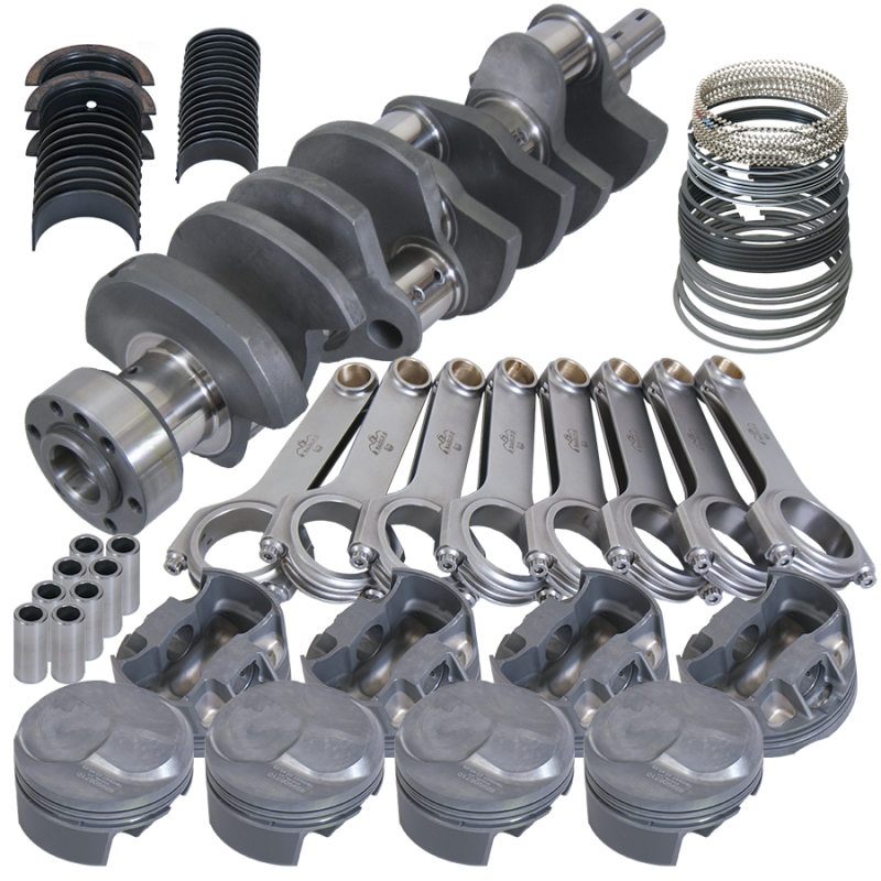 Eagle Chevy Tall 454 1Pc 4.250in Crank 6.800in H-Beam 43cc Dome 4.310in Pistons Rotating Assembly
